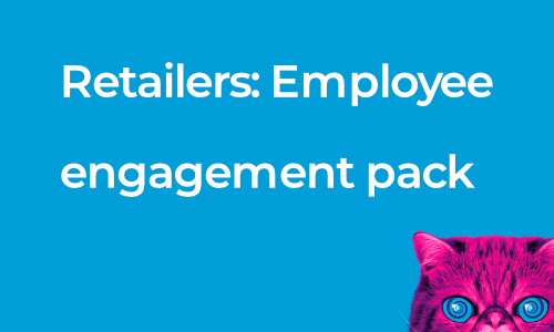 Retailer Employee engagement pack cover image