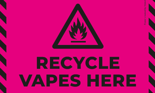 Recycle vapes poster thumbnail