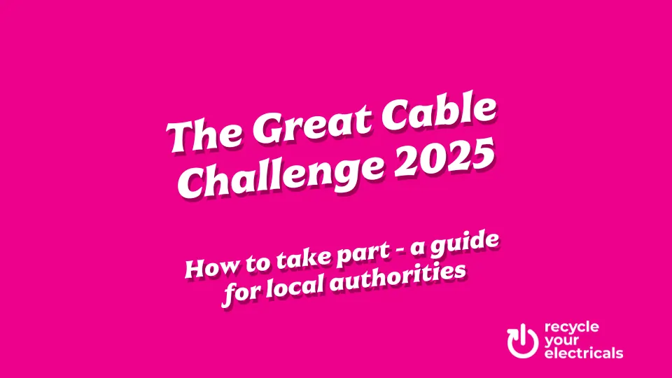 writing saying "the great cable challenge 2025 a guide for local authorities